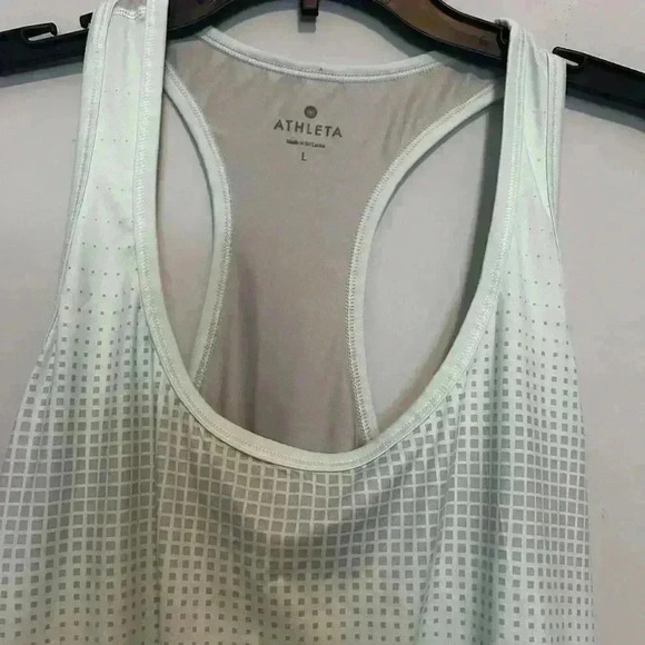 ATHLETA Women’s Galactic Tank Top Size Large Blue/Gray - Picture 2 of 4